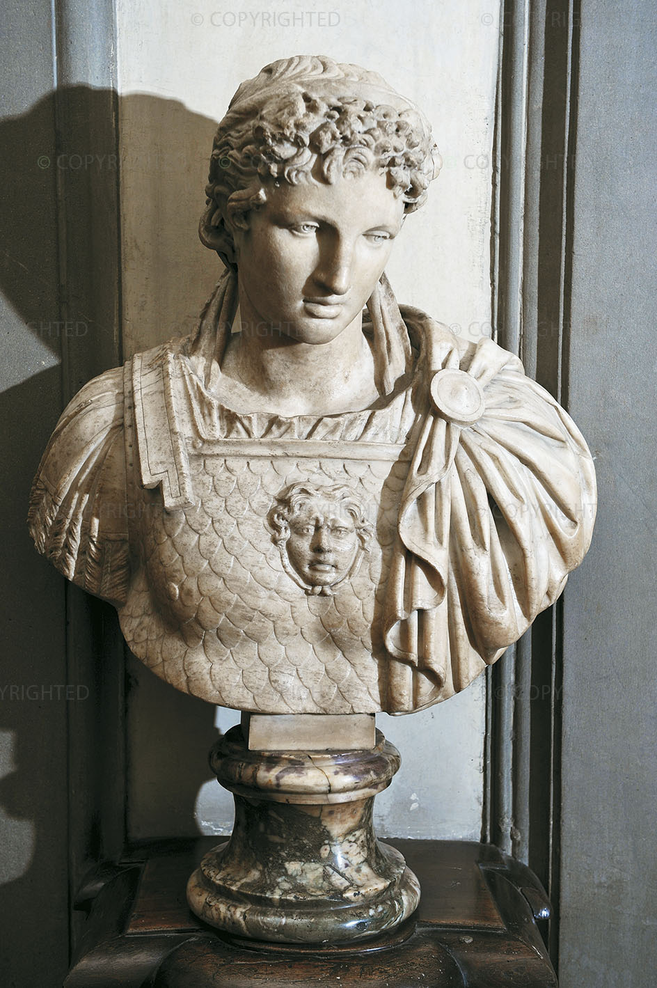 Head of Dionysus in the form of a bull